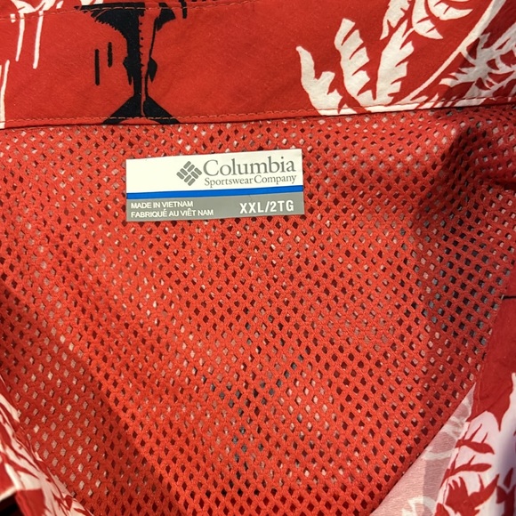 Columbia PFG Men’s Size XXL Short‎ Sleeve Button Up Shirt - Picture 4 of 6